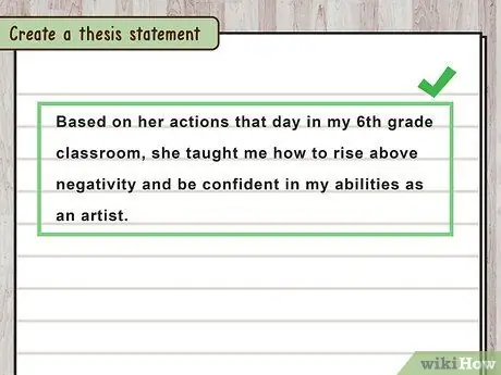 Начать описательное эссе Шаг 8