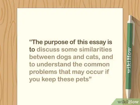 Начать сравнение и сопоставить эссе Шаг 9