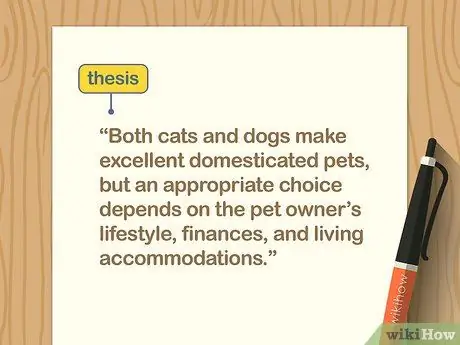 Начать сравнение и сопоставить эссе Шаг 6