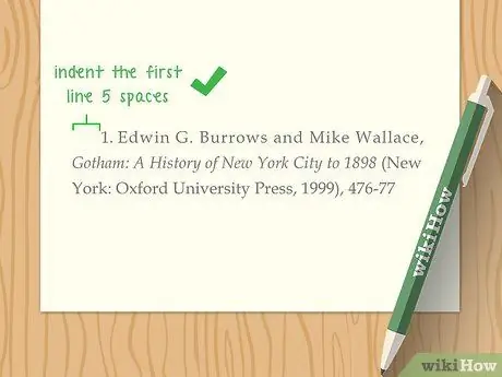 Сделайте сноски в стиле Чикаго, шаг 2