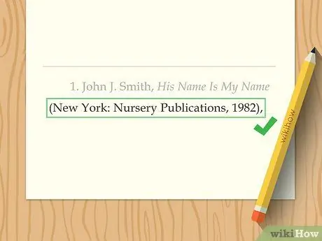 Сделайте сноски в стиле Чикаго, шаг 6