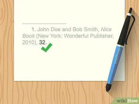 Форматирование сносок Шаг 7