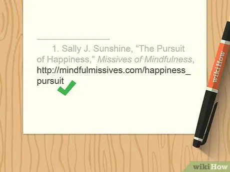 Форматирование сносок Шаг 8