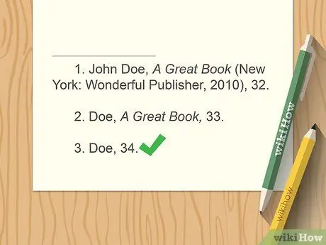 Форматирование сносок Шаг 9