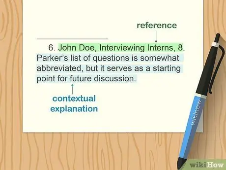 Форматирование сносок Шаг 12