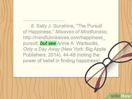 Форматирование сносок Шаг 15