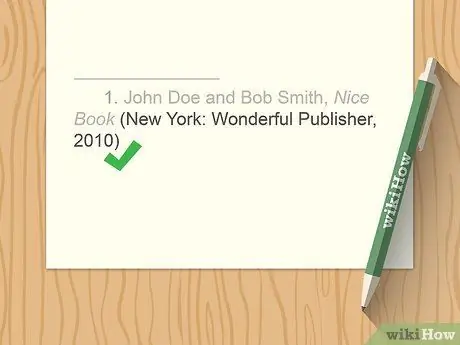 Форматирование сносок Шаг 6