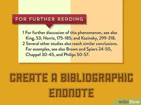 Сделайте концевые сноски, шаг 13
