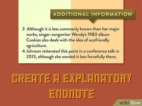 Сделайте концевые сноски, шаг 14