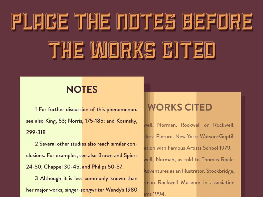 3 способа сделать концевые сноски