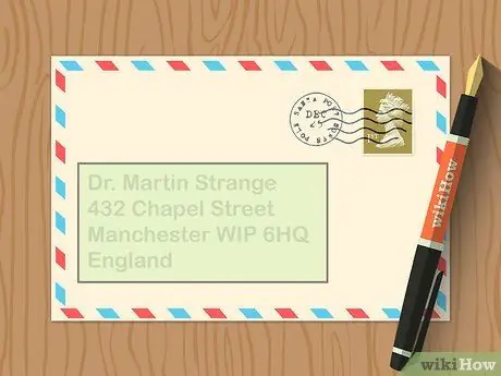 Адресное письмо в Англию Шаг 1
