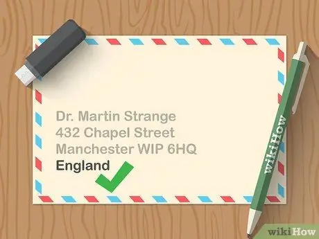 Адресное письмо в Англию Шаг 7