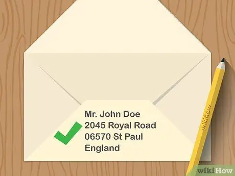 Адресное письмо в Англию Шаг 8