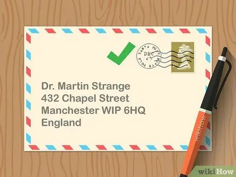 Адресное письмо в Англию Шаг 9