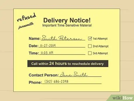 Вернуть отправителю Шаг 8