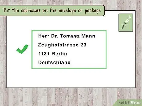 Написать письмо на немецком языке Шаг 10