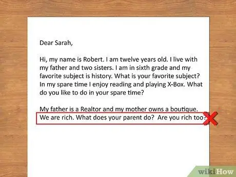 Напишите письмо другу по переписке. Шаг 5