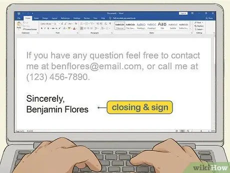 Напишите письмо о выполнении шага 11
