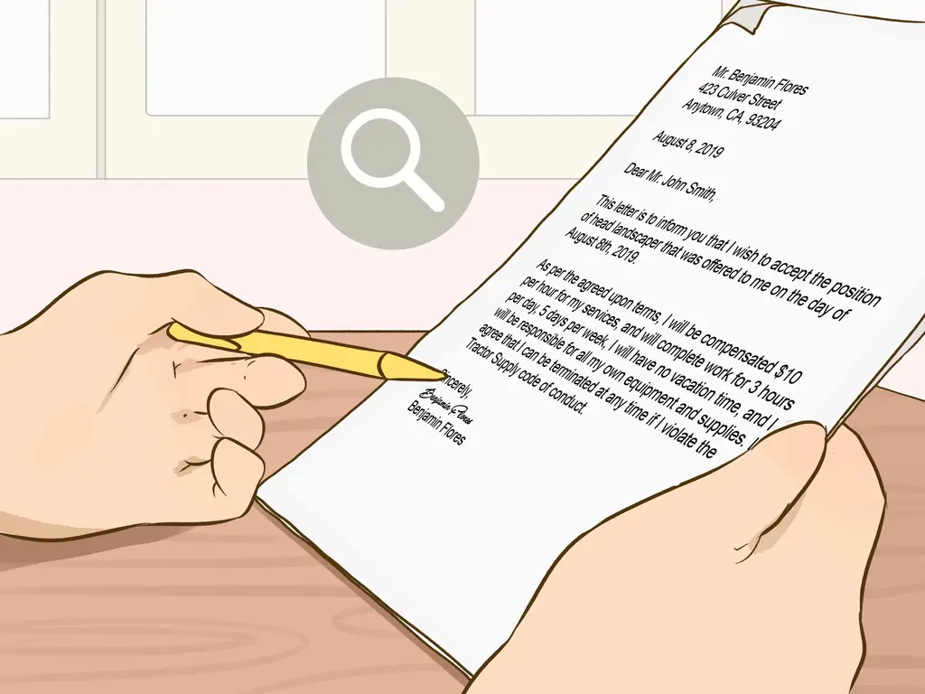 Как написать гарантийное письмо