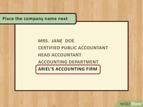 Напишите профессиональный почтовый адрес на конверте Шаг 5