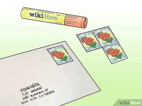 Адрес конверта на попечение кого-то другого Шаг 5