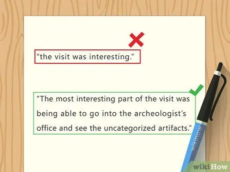 Напишите отчет о посещении Шаг 10