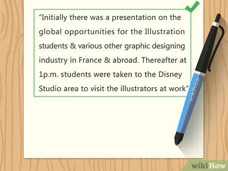 Напишите отчет о посещении Шаг 4