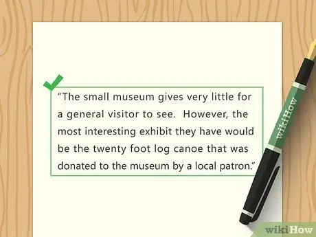 Напишите отчет о посещении Шаг 7