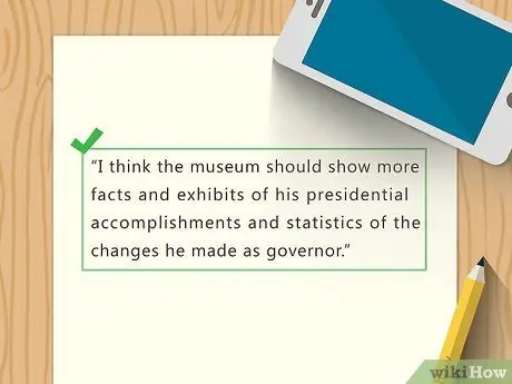 Напишите отчет о посещении Шаг 8