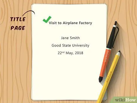 Напишите отчет о посещении Шаг 9