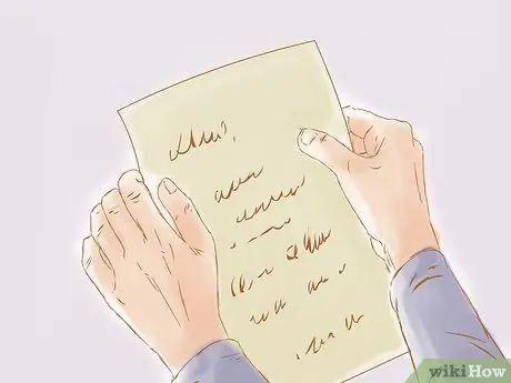 Откройте конверт с тремя перфорированными сторонами Шаг 14