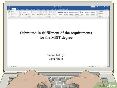 Напишите ИТ-отчет Шаг 1