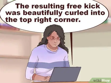 Напишите спортивный отчет. Шаг 5