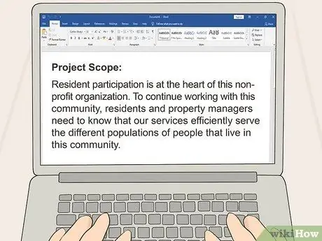 Составьте план проекта, шаг 3