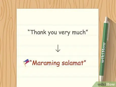 Говорите на тагальском языке, шаг 2