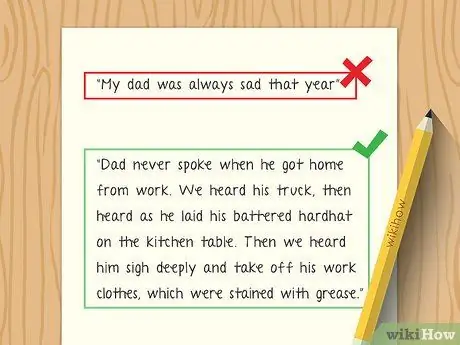 Напишите повествование Шаг 8