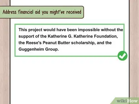 Написать благодарность Шаг 4