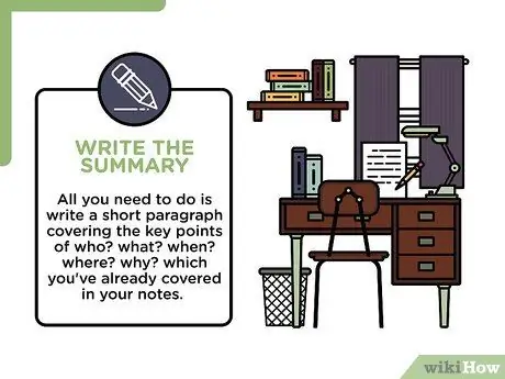 Резюмируйте историю Шаг 9