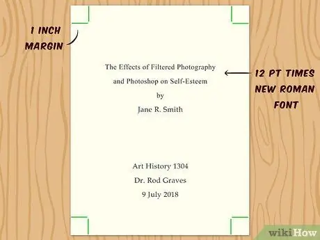 Сделайте титульную страницу Шаг 13