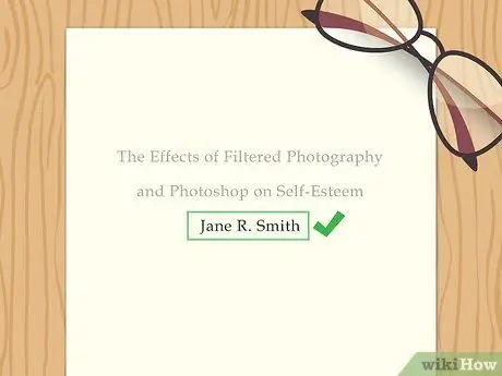 Создание титульной страницы Шаг 2