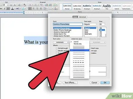 Подчеркнуть Шаг 13