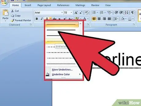 Подчеркнуть Шаг 4