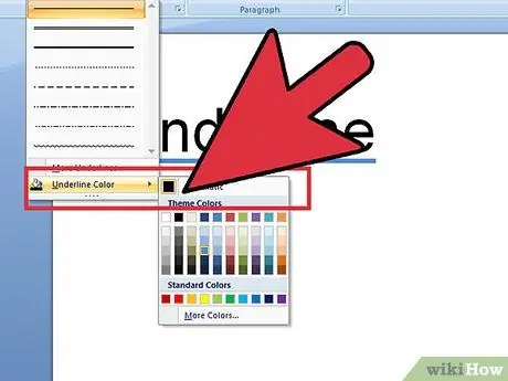 Подчеркнуть Шаг 5