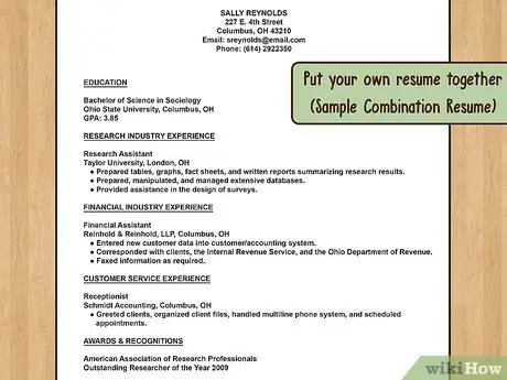 Напишите сопроводительное письмо консультанту по набору персонала Шаг 3