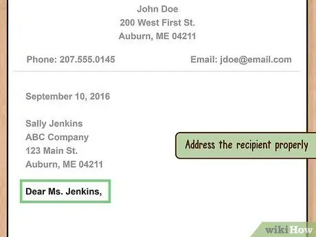 Напишите сопроводительное письмо консультанту по набору персонала Шаг 6