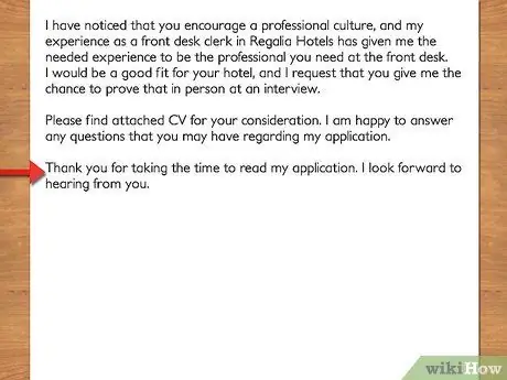 Написать сопроводительное письмо в гостиницу Шаг 14