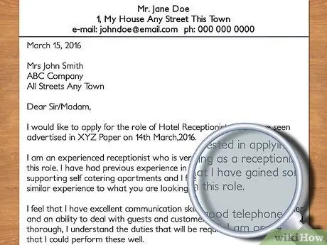 Написать сопроводительное письмо в гостиницу Шаг 16