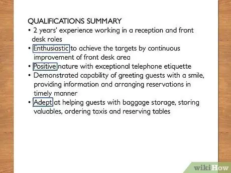 Напишите сопроводительное письмо в гостиницу Шаг 2