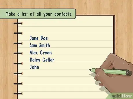 Напишите письмо об изменении адреса Шаг 1