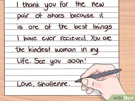 Написать письмо бабушке Шаг 4